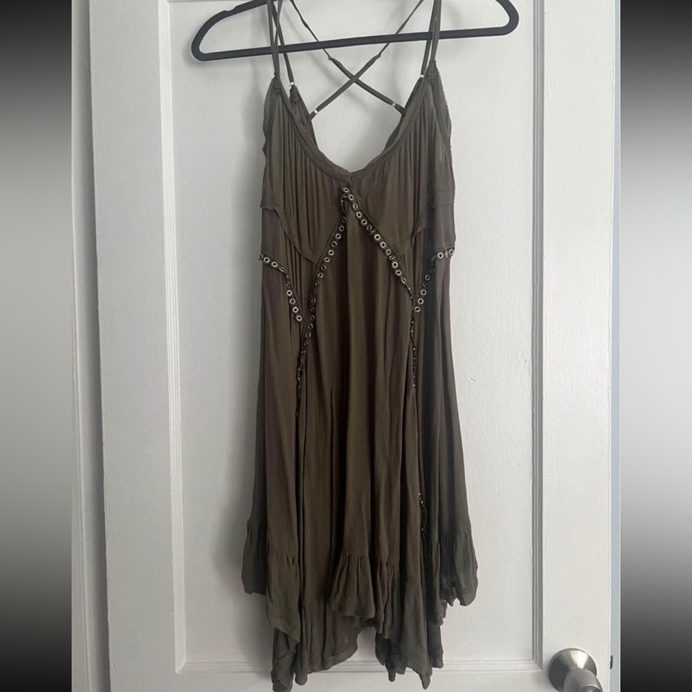 Free People Sway With Me Trapeze Slip Dress